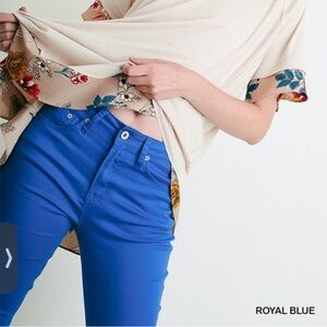 UMGEE Royal Blue Skinny Jeans